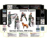 Master Box MB35237 - 1/35 Rapide Truppen. Allemand Pilotes, Ww II Era - Neuf