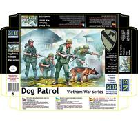 MASTER BOX LTD - Dog Patrol Vietnam War Seriesmaquette Figurine Dog Patrol Vietnam War Series |master Box|35238| 1:35 Maquette Char Prom Figurine Miniature