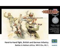 Master Box MB3592 - 1/35 Combat Corps À Corps, Brit. & Germ. Infanterie - Neuf