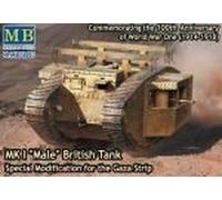 Master Box MB72003 Kit Panzer britannique Mk I Mâle 1/72, Modif.
