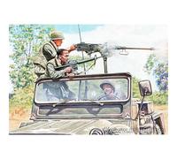 Master Box Models 1/35 """" Charlie on The Left """" quipage de 3 et deux combattants Viet Cong, ensemble de 5 figurines