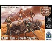 Master Box Models 135 Skull Clan - Death Angels - Desert Battle Series - 4 Figure Set