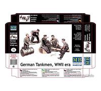Master Box Models German Tankmen Wwii Era - 5 Figures Set (135 Scale)