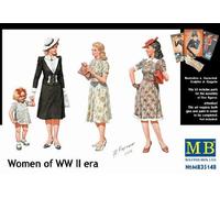 Master Box Models Women Of Wwii Model Building Kit (4 Figures Set), Scale 135