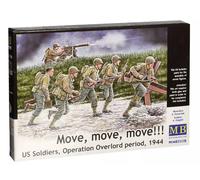Move, Move, Move U.s. Soldiers Operation Overlord Period, 1944maquette Figuri
