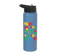 Master Builder 10e anniversaire Squad Block Building Stainless Steel Insulated Water Bottle