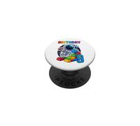 Master Builder Blocs de Briques pour 9e Anniversaire Motif Astronaute Spatial PopSockets PopGrip Adhésif