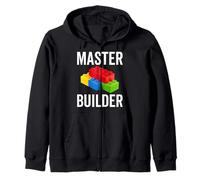 Master Builder Blocs de Construction Amusants Ouvrier de Construction Sweat à Capuche