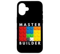 Master Builder Building Blocks Brick Builders Toys Present Coque pour iPhone 16