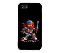 Master Builder Ninja Building Blocks Brick Builders Boys Kid Coque pour iPhone SE (2020) / 7/8