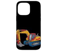 Master Builder Tracteur Bloc de Construction Garçons Filles Coque pour iPhone 14 Pro Max