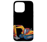 Master Builder Tracteur Bloc de Construction Garçons Filles Coque pour iPhone 15 Pro Max