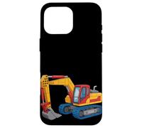 Master Builder Tracteur Bloc de Construction Garçons Filles Coque pour iPhone 16 Pro Max