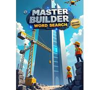 Master Builder Word Search (Second Edition): 50 Tough Construction-Themed Puzzles for Word Search Pros plus 10 Bonus Coloring Pages!