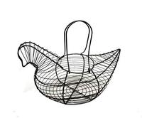 Master Casa Panier en Fer Porte Oeufs Forme Poule 30378