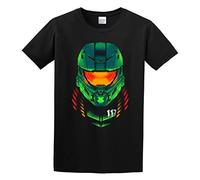 Master Chief T-Shirt Fashion Shirt for Men Black S