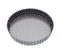 MASTER CLASS Crusty Bake Moule à Tarte/Quiche Antiadhésif à Fond Ajouré, Gris, 25 cm