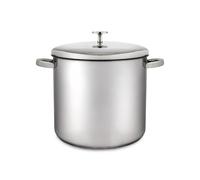MASTER CLASS Masterclass Marmite à Bouillon en Acier Inoxydable Sécurisée par Induction avec Couvercle - 5.5 L (9.75 Pints)