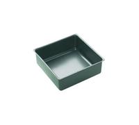 MasterClass Moule à gâteau carré antiadhésif, fond amovible, acier au carbone, 18 cm (7")