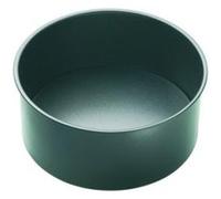 MasterClass moule à gâteaux à fond amovible, antiadhésif en PTFE, PFOA et BPA, en acier au carbone de 1 mm, moule rond de 10 pouces, gris