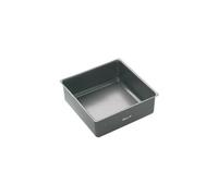 KitchenCraft MasterClass – Moule à gâteau carré antiadhésif avec fond amovible 20 cm