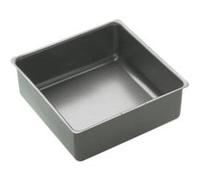 KitchenCraft MasterClass - Moule à gâteau carré - antiadhésif avec fond amovible - 23 cm