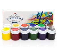 Master Class Peinture Professionnelle à la Gouache - 12 Pots de 40 ML - Peinture Extra-Fine à la Gouache, Couleurs de Haute qualité - Nevskaya Palitra (12x40)