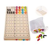 Master Color Jeu de Voyage en Bois - Jeu de Logique et de déduction G