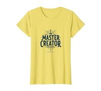 Master Creator : Boussole cérébrale innovante T-Shirt, Femme, Citron, L