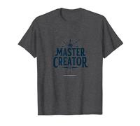Master Creator : Boussole cérébrale innovante T-Shirt, Homme, Chiné Foncé, L
