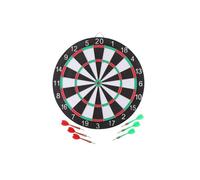 Master Darts Dartboard - Avec 6 Flèches, Tableau De Bord En Carton Et Marqueur - 41Cm