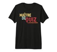 Master De Quiz Français T-Shirt Haut de Gamme