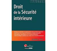 Master - Droit de la Sécurité intérieure