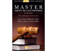 Master Droit de l'Entreprise Jean-Paul Branlard (Auteur), Maria Beatriz Salgado (Auteur)