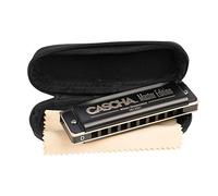 Master Edition Blues Harmonica en D (avec étui souple et chiffon de nettoyage)