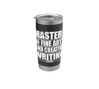 Master en beaux-arts en écriture créative (M.F.A.) Gobelet isotherme en acier inoxydable double paroi