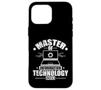 Master en Technologie de l'information et Gestion de l'information Coque pour iPhone 16 Pro Max