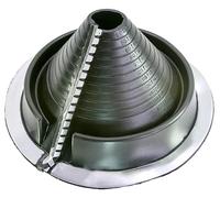 MASTER FLASH Bride de toit fendue flexible EPDM - Traversée de toit - Joint de mise à niveau - Résistant aux intempéries - Utilisation universelle - Ventilation Cheminée