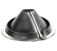 MASTER FLASH Bride de toit fendue flexible EPDM - Traversée de toit - Joint de mise à niveau - Résistant aux intempéries - Utilisation universelle - Ventilation Cheminée