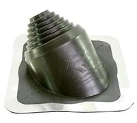 MASTER FLASH Passage de toit flexible en EPDM - Joint de toit sur les sols raides, bride anti-infiltration d'eau - Résistant aux UV - Résistant aux températures - Protection contre les cheminées