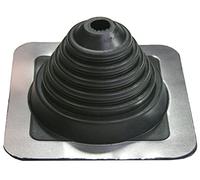 MASTER FLASH Pénétration du toit pour protéger contre la pénétration de l'eau - Manchon de tuyau - Passage de tuyau - Bride d'étanchéité pour toiture en tôle Epdm No.2 15-101 mm