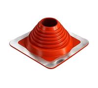MASTER FLASH Silicone Standard #4 -Traversée de toit - Protection de toit en silicone pour tuyaux et tuyaux - Passe-toit - Joint d'étanchéité - Résistant jusqu'à 260°C - Bride flexible - (70-178 mm)