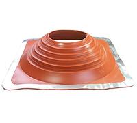 MASTER FLASH Traversée de toit en silicone - Protection de toit en silicone pour tuyaux et tuyaux - Passe-toit - Joint d'étanchéité - Résistant aux intempéries jusqu'à 260°C - Bride flexible