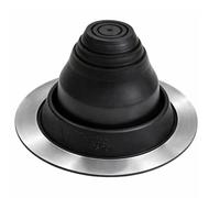 MASTER FLASH Universal #1 - Traversée Flexible Toit - Joint EPDM - Bride Anti-Infiltration d'eau - Résistant aux températures - Protection de Cheminée Tuyaux Câbles Panneaux, 0-47 mm