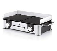 Master-Grill Électrique, 2400W, Grande Surface 28X50Cm, Revêtement Antiadhésif, Plaques Amovibles Compatibles Lave-Vaisselle[GA626]