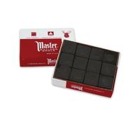Imperial Master de Billard/Pool cue Craie Box, 12 Cubes, Noir