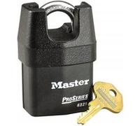 Master Lock Cadenas haute sécurité 6321EURD – étanche, extérieur, anse protégée, clé