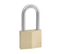 Master Lock 140EURDLF Cadenas à Clé en Laiton et Anse Moyenne, Doré, 7,6 x 4 x 1,3 cm