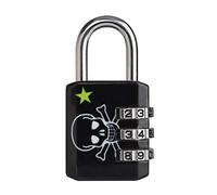 Master Lock 1509EURDSKILL Cadenas vestiaire Motif Tête de Mort Noir 30 mm