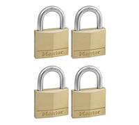 Master Lock - 934253 - 4 Cadenas laiton 50 mm
